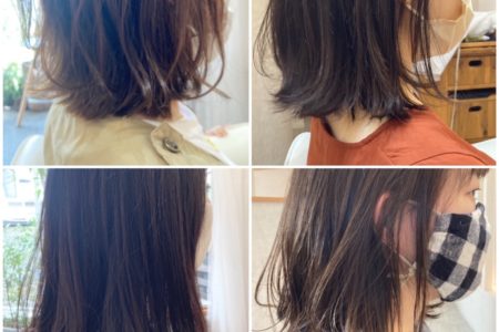 カットで外ハネスタイル☆