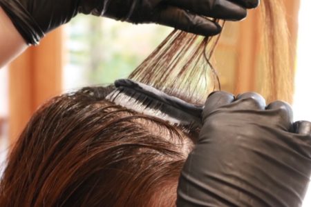 頭皮を守りながらカラーリング☆