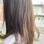 秋髪にハイライト☆